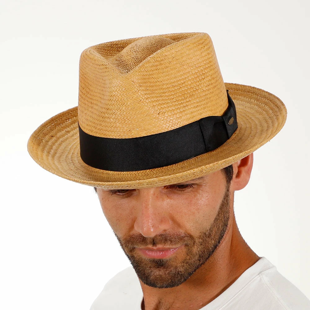 Hot Sale ๐ Jacksonville - Scala Natural Straw Fedora Hat Men ๐ 8 Jacksonville - Scala Natural Straw Fedora Hat Men