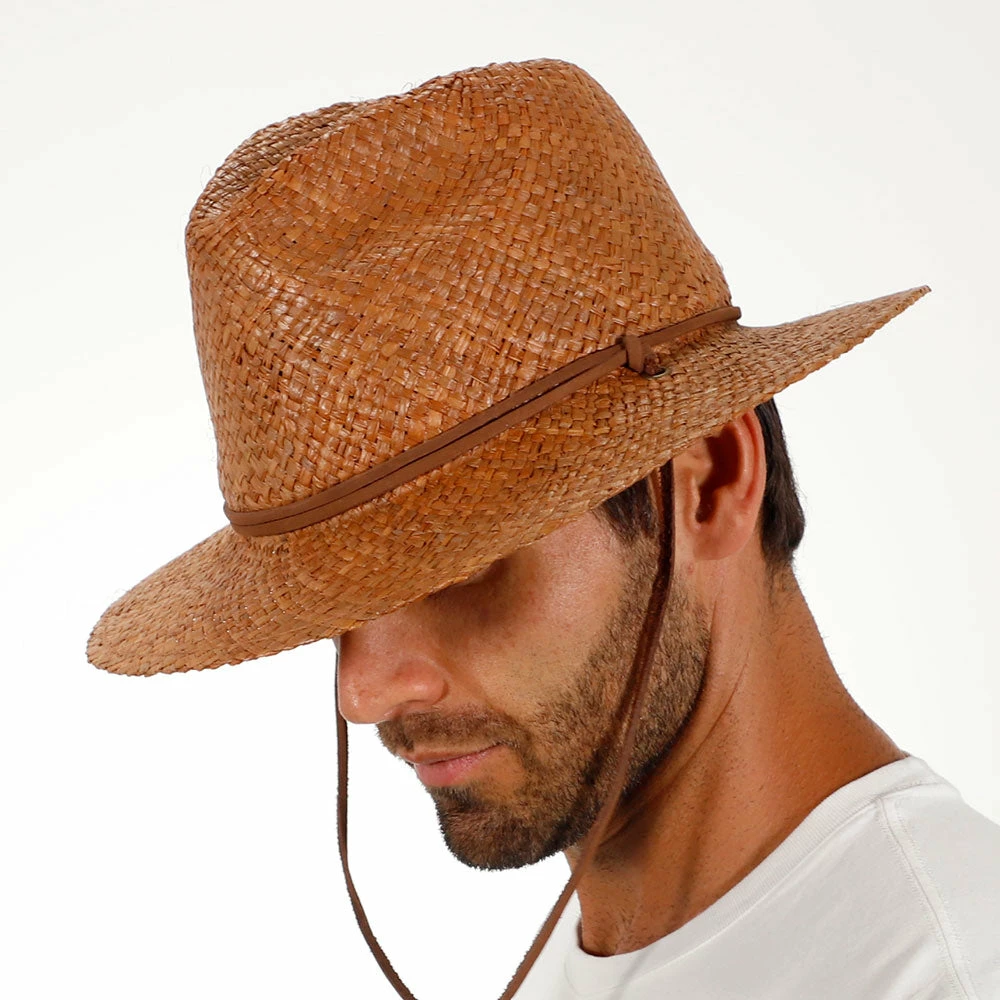 Cheap ✔️ Grand Turk - Scala 100% Raffia Straw Fedora Hat ⭐ 8 Grand Turk - Scala 100% Raffia Straw Fedora Hat