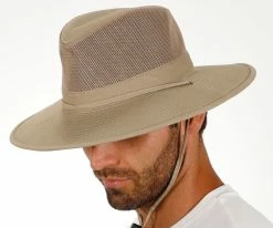 Fashionable Hats Men Grand Turk - Dorfman Pacific UPF 50+ Sun Protection Safari Hat