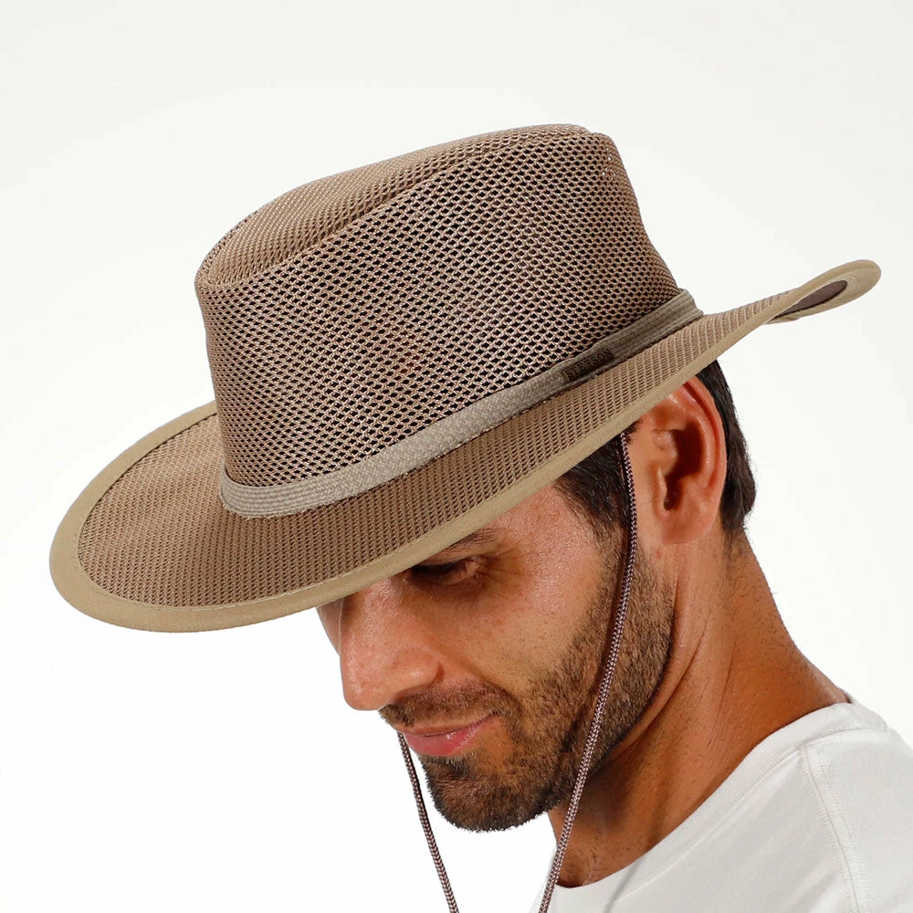 Best Sale ๐ฅฐ Mesh Covered Safari - Stetson Gambler Hat Men โ 7 Mesh Covered Safari - Stetson Gambler Hat Men