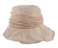 Birdie - Jeanne Simmons Wine Nylon Wide Brim Hat - 4006