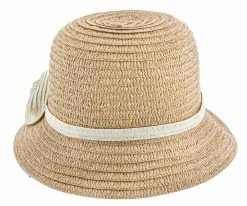 Straw Bow - Jeanne Simmons Toyo Straw Bucket Hat - 8230 Men