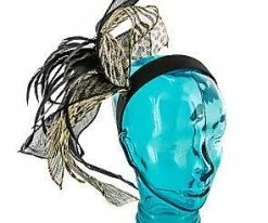 Men Wings - Jeanne Simmons Animal Print Sinamay Fascinator Hat - 4414