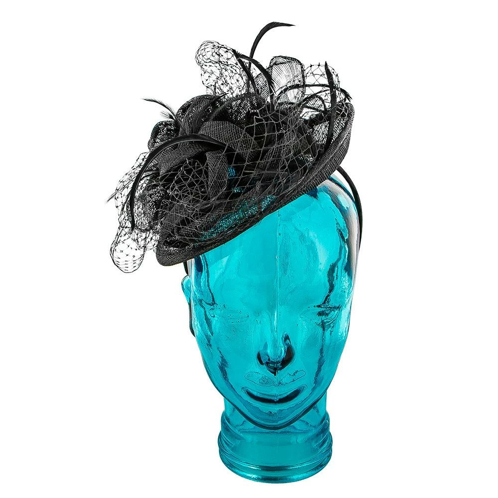 Promo โจ Feather - Jeanne Simmons Taupe Sinamay Fascinator Hat - 4396 Men ๐คฉ 5 Feather - Jeanne Simmons Taupe Sinamay Fascinator Hat - 4396 Men