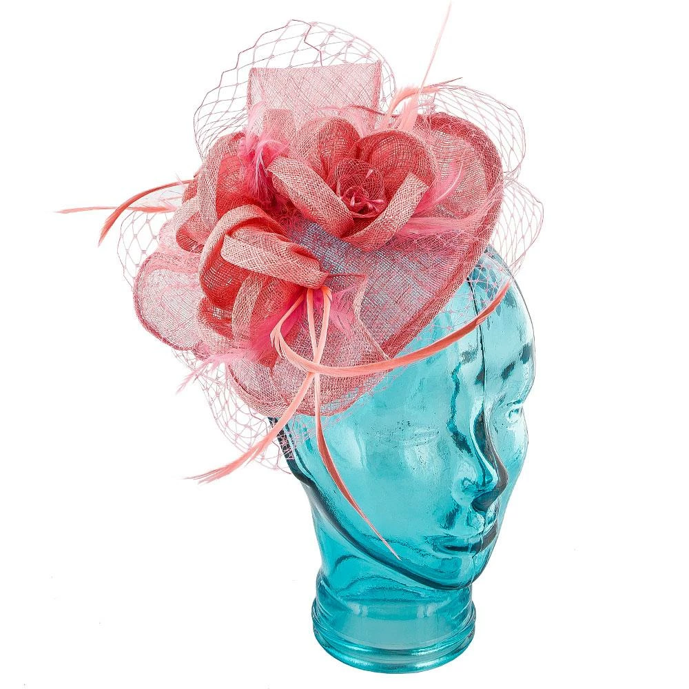 Promo โจ Feather - Jeanne Simmons Taupe Sinamay Fascinator Hat - 4396 Men ๐คฉ 9 Feather - Jeanne Simmons Taupe Sinamay Fascinator Hat - 4396 Men