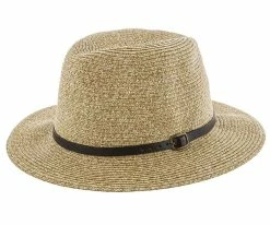 Band - Jeanne Simmons Toyo Straw Fedora Hat - 6819