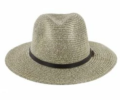 Band - Jeanne Simmons Toyo Straw Fedora Hat - 6819
