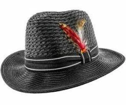 Men Robin - Jeanne Simmons Paper Braid Fedora Hat - 6874