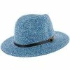 Band - Jeanne Simmons Toyo Straw Fedora Hat - 6819
