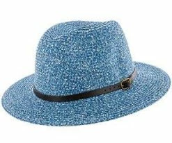 Band - Jeanne Simmons Toyo Straw Fedora Hat - 6819