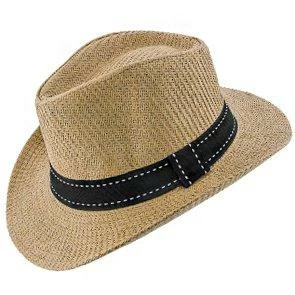 Flash Sale โ Men Tip - Jeanne Simmons Toyo Straw Fedora Hat - 6800 ๐ 1 Men Tip - Jeanne Simmons Toyo Straw Fedora Hat - 6800