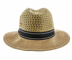 Men Robin - Jeanne Simmons Paper Braid Fedora Hat - 6874