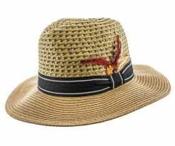 Men Robin - Jeanne Simmons Paper Braid Fedora Hat - 6874