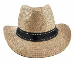 Flash Sale โ Men Tip - Jeanne Simmons Toyo Straw Fedora Hat - 6800 ๐ 22 Men Tip - Jeanne Simmons Toyo Straw Fedora Hat - 6800