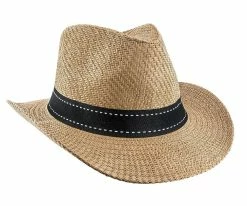 Flash Sale โ Men Tip - Jeanne Simmons Toyo Straw Fedora Hat - 6800 ๐ 25 Men Tip - Jeanne Simmons Toyo Straw Fedora Hat - 6800