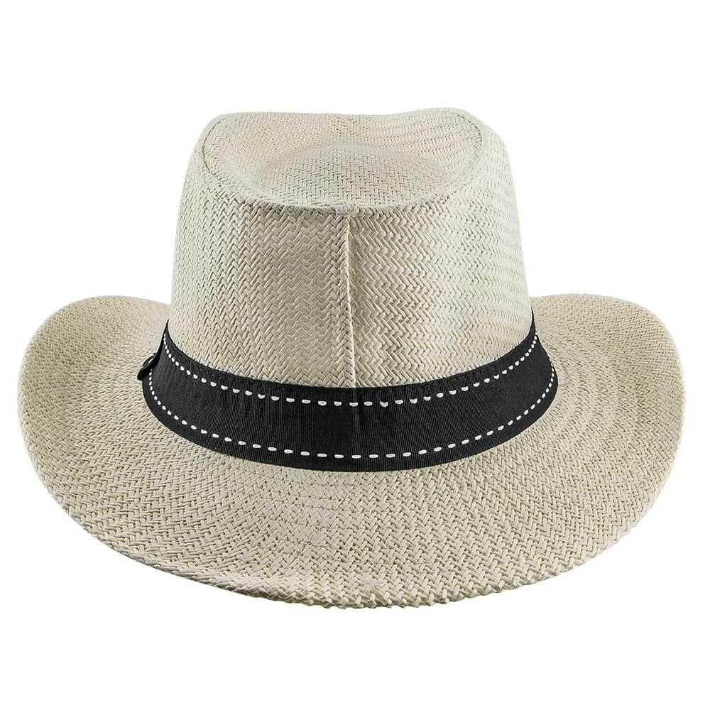 Flash Sale โ Men Tip - Jeanne Simmons Toyo Straw Fedora Hat - 6800 ๐ 13 Men Tip - Jeanne Simmons Toyo Straw Fedora Hat - 6800