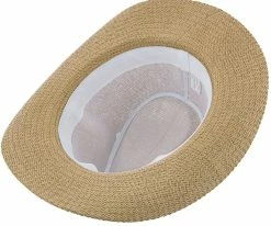 Flash Sale โ Men Tip - Jeanne Simmons Toyo Straw Fedora Hat - 6800 ๐ 32 Men Tip - Jeanne Simmons Toyo Straw Fedora Hat - 6800