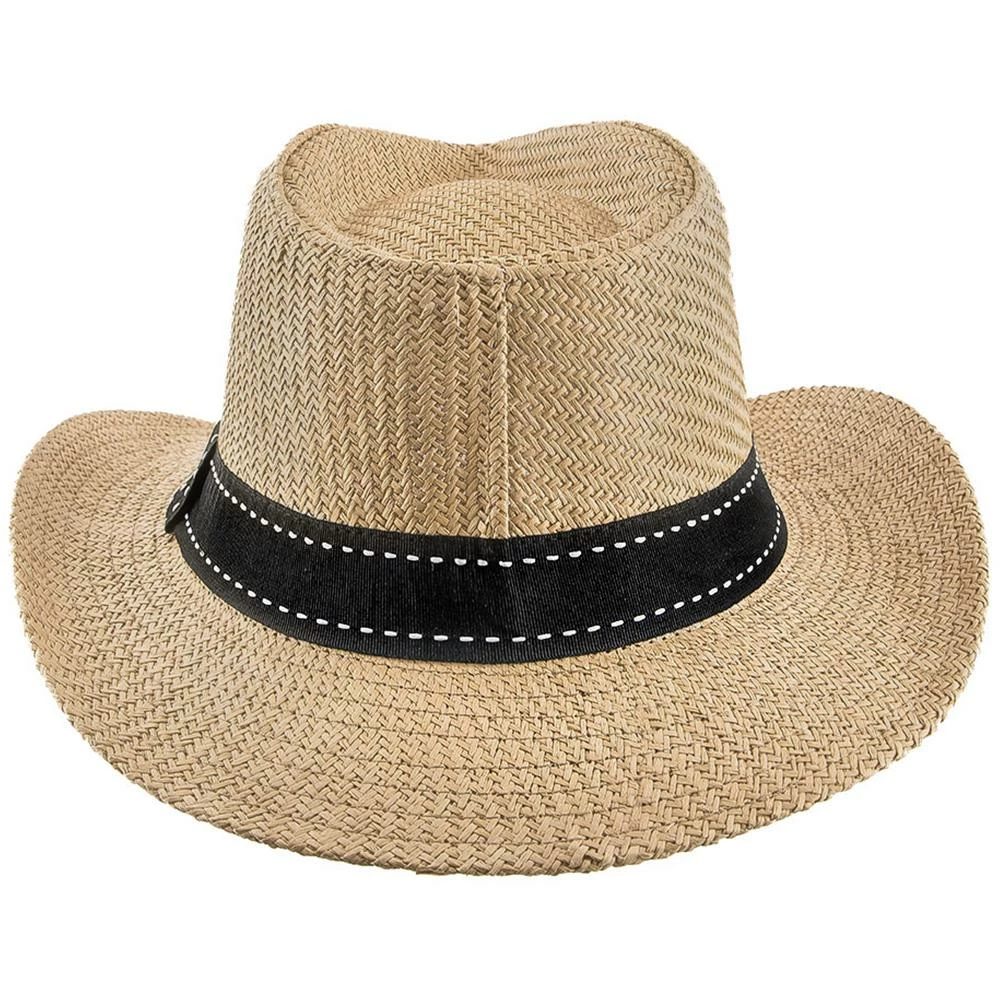 Flash Sale โ Men Tip - Jeanne Simmons Toyo Straw Fedora Hat - 6800 ๐ 15 Men Tip - Jeanne Simmons Toyo Straw Fedora Hat - 6800