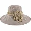 Wide N' Soft - Jeanne Simmons Mocha Poly Wide Brim Hat - 4006 Men