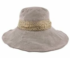 Wide N' Soft - Jeanne Simmons Mocha Poly Wide Brim Hat - 4006 Men