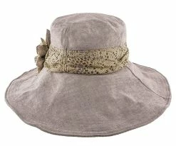 Wide N' Soft - Jeanne Simmons Mocha Poly Wide Brim Hat - 4006 Men