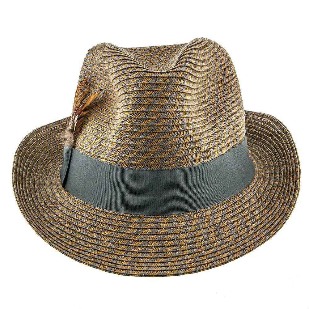 Buy โ๏ธ Chameleon - Jeanne Simmons Toyo Straw Trilby Fedora Hat - 6965 Men ๐ 3 Chameleon - Jeanne Simmons Toyo Straw Trilby Fedora Hat - 6965 Men