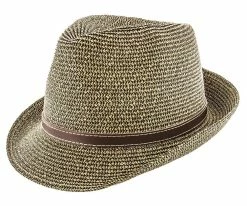Chicago - Jeanne Simmons Paper Braid Trilby Fedora Hat - 8531