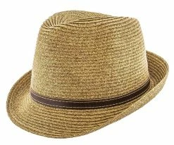 Chicago - Jeanne Simmons Paper Braid Trilby Fedora Hat - 8531
