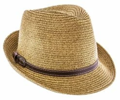 Chicago - Jeanne Simmons Paper Braid Trilby Fedora Hat - 8531
