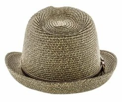 Chicago - Jeanne Simmons Paper Braid Trilby Fedora Hat - 8531