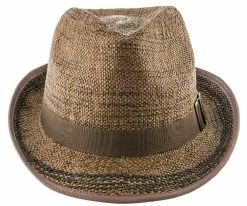 Coupon ๐ Chocolate - Jeanne Simmons Toyo Straw Trilby Fedora Hat - 6895 Men ๐ 7 Chocolate - Jeanne Simmons Toyo Straw Trilby Fedora Hat - 6895 Men