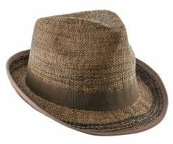 Coupon ๐ Chocolate - Jeanne Simmons Toyo Straw Trilby Fedora Hat - 6895 Men ๐ 8 Chocolate - Jeanne Simmons Toyo Straw Trilby Fedora Hat - 6895 Men