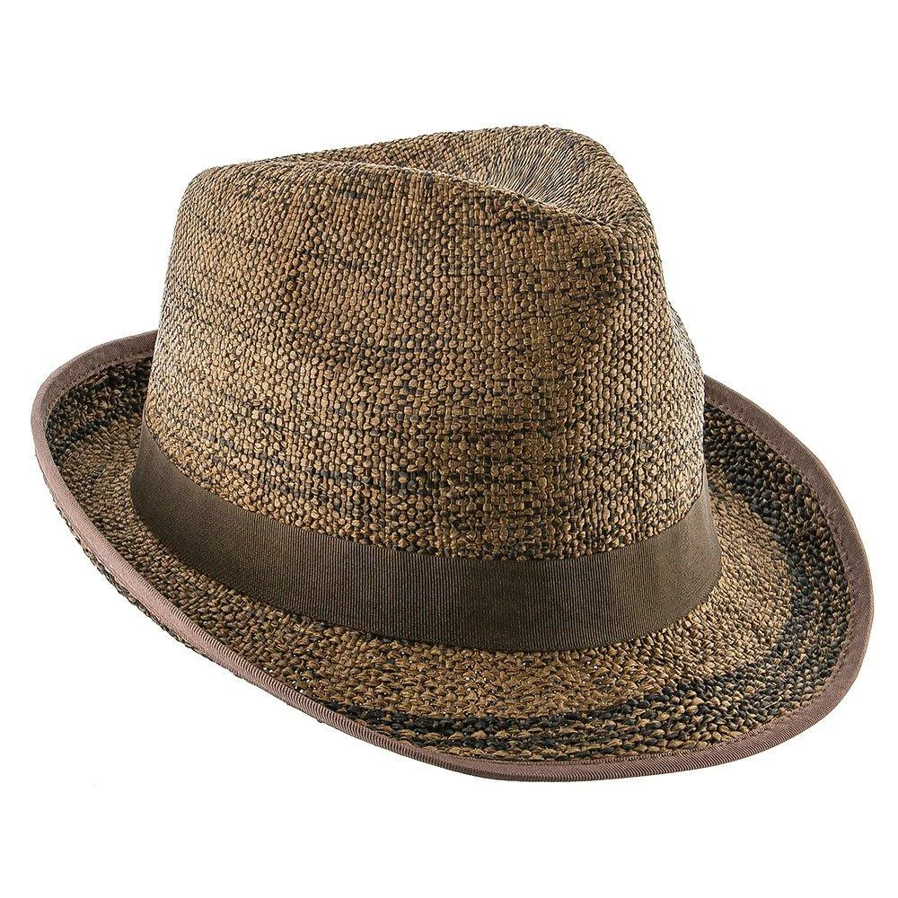Coupon ๐ Chocolate - Jeanne Simmons Toyo Straw Trilby Fedora Hat - 6895 Men ๐ 4 Chocolate - Jeanne Simmons Toyo Straw Trilby Fedora Hat - 6895 Men