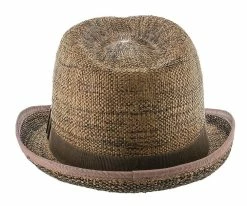 Coupon ๐ Chocolate - Jeanne Simmons Toyo Straw Trilby Fedora Hat - 6895 Men ๐ 9 Chocolate - Jeanne Simmons Toyo Straw Trilby Fedora Hat - 6895 Men