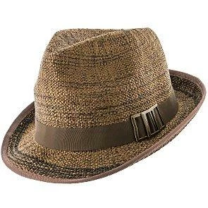 Coupon ๐ Chocolate - Jeanne Simmons Toyo Straw Trilby Fedora Hat - 6895 Men ๐ 1 Chocolate - Jeanne Simmons Toyo Straw Trilby Fedora Hat - 6895 Men