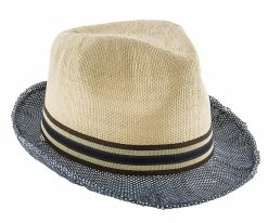 Brand new ๐งจ Men Ribbon - Jeanne Simmons Toyo Straw Trilby Fedora Hat - 6888 ๐ 8 Men Ribbon - Jeanne Simmons Toyo Straw Trilby Fedora Hat - 6888