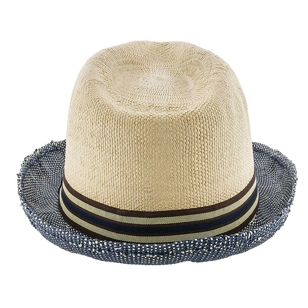 Brand new ๐งจ Men Ribbon - Jeanne Simmons Toyo Straw Trilby Fedora Hat - 6888 ๐ 5 Men Ribbon - Jeanne Simmons Toyo Straw Trilby Fedora Hat - 6888