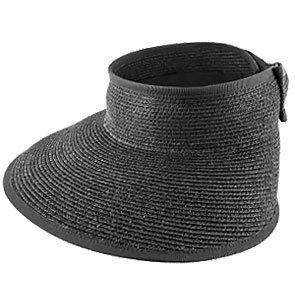 Best Sale ๐ Men Roll Up - Jeanne Simmons Black Toyo Straw Black Roll Up Visor Hat - 6202 โค๏ธ 1 Men Roll Up - Jeanne Simmons Black Toyo Straw Black Roll Up Visor Hat - 6202