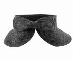 Best Sale ๐ Men Roll Up - Jeanne Simmons Black Toyo Straw Black Roll Up Visor Hat - 6202 โค๏ธ 10 Men Roll Up - Jeanne Simmons Black Toyo Straw Black Roll Up Visor Hat - 6202