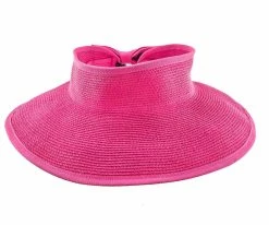 Deals ๐ Roll Up - Jeanne Simmons Fuchsia Toyo Straw Fuschia Roll Up Visor Hat - 6207 โ 8 Roll Up - Jeanne Simmons Fuchsia Toyo Straw Fuschia Roll Up Visor Hat - 6207