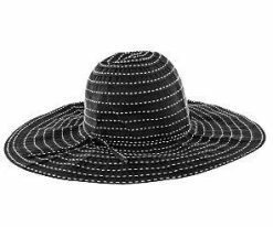 Prima Donna - Jeanne Simmons Ribbon Wide Brim Hat - 9585