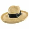 Minnie - Jeanne Simmons Paper Braid Tweed Wide Wire Brim Fedora Hat - 8525 Men