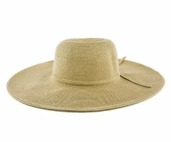 Men Spinner - Jeanne Simmons Toyo Straw Wide Brim Hat - 8542