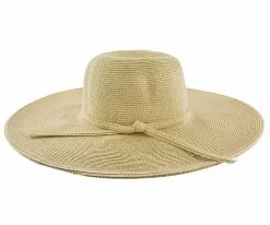 Men Spinner - Jeanne Simmons Toyo Straw Wide Brim Hat - 8542