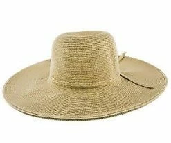 Men Spinner - Jeanne Simmons Toyo Straw Wide Brim Hat - 8542