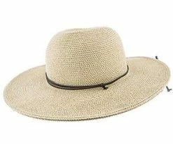 Men Wider - Jeanne Simmons Cotton Toyo Straw Wide Brim Hat - 8503
