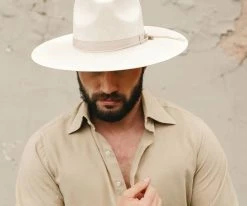 Men JW Marshall - Stetson Straw Western Hat - XSJWMS