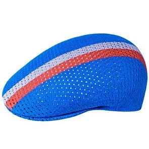 Flash Sale ๐ Mesh Stripe - Kangol Cotton Flat Cap Men ๐งจ 1 Mesh Stripe - Kangol Cotton Flat Cap Men