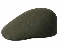 Men Seamless Wool 507 - Kangol Wool Blend Flat Cap