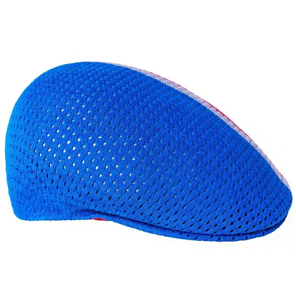 Flash Sale ๐ Mesh Stripe - Kangol Cotton Flat Cap Men ๐งจ 3 Mesh Stripe - Kangol Cotton Flat Cap Men